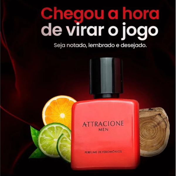 Mega Descontão de 50% Attracione Men [Perfume Masculino com Feromônios Ativados]